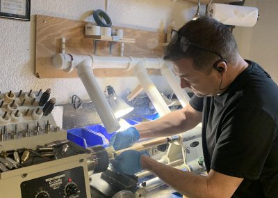 Working on Porper Lathe